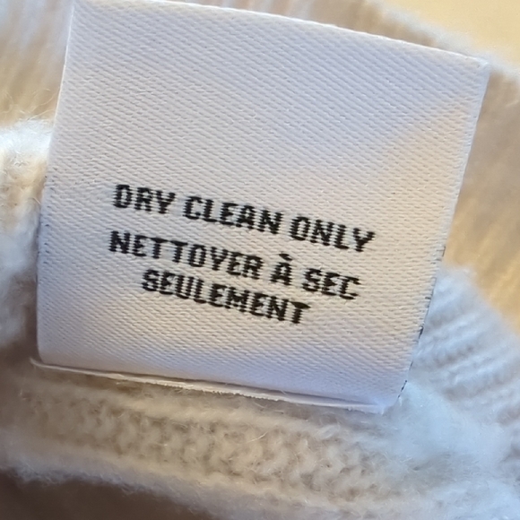 Cashmere Cable Knit Sweater In Winter White By Magaschoni Women's Size Small - Picture 5 of 10